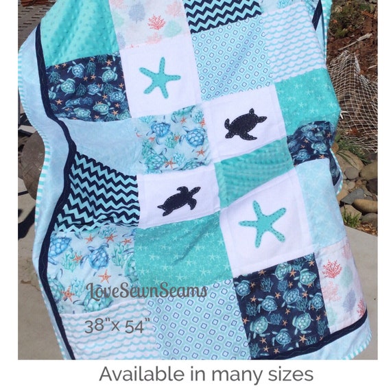 turtle baby comforter