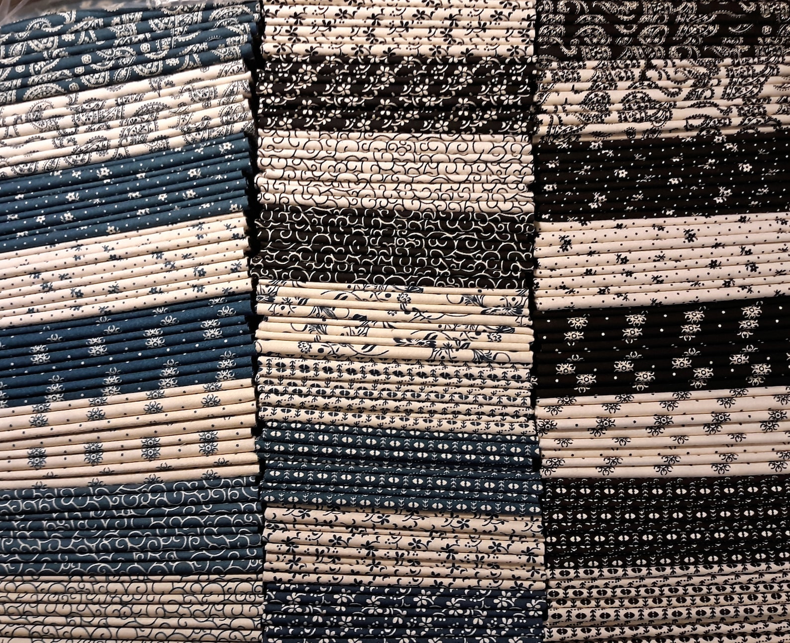 Civil War Reproduction Quilt Fabric Bundle. 25 Fat Quarters. Etsy