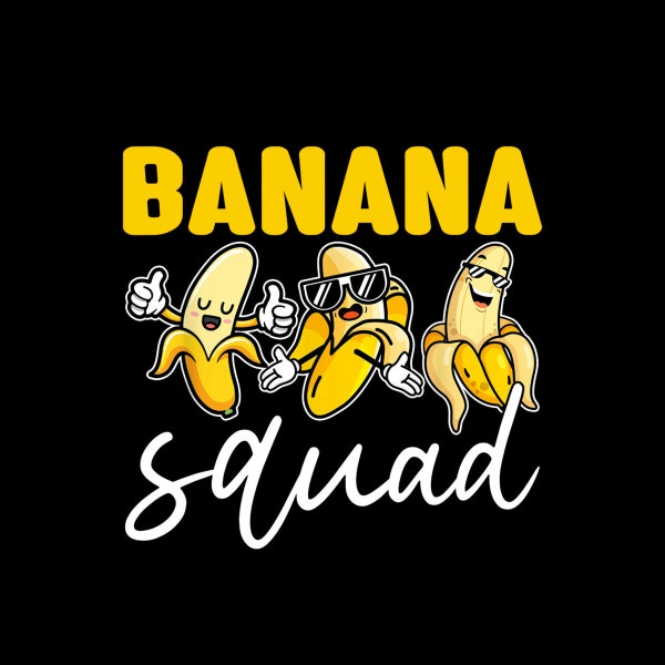 Funny BANANA SQUAD Shirt That’s Bananas Halloween Costume  Digital PNG