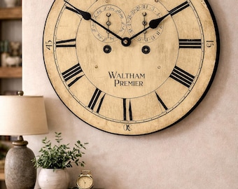 Walton Clock, 8 Sizes!!, EXTRA Quiet Mechanism, Lifetime Warranty