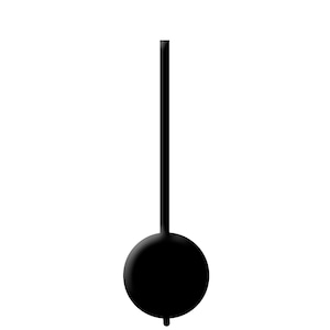 Add a Pendulum to any of OUR clocks sized 10-24 inches. NOT for sale without the purchase of a clock at the same time.