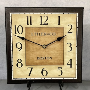 お礼や感謝伝えるプチギフト Clock, Wall Square Waterford Large 5 From Choose Clock, Wall コレクション