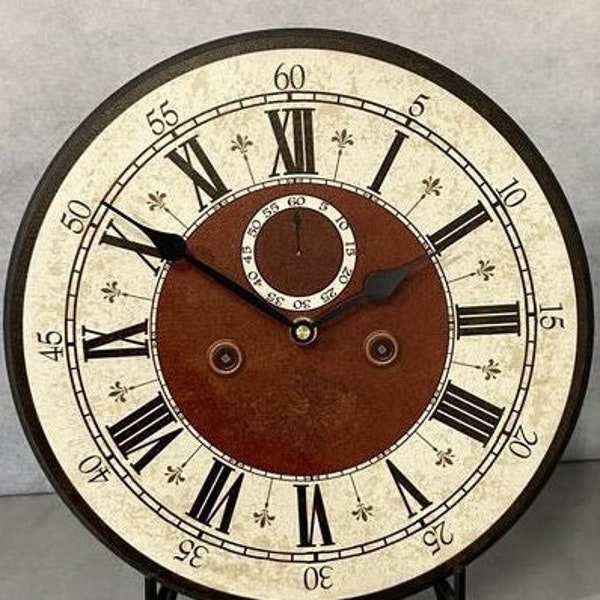 L' Victoria Hotel Clock, 8 sizes!!, EXTRA quiet mechanism, lifetime warranty, optional to add your words, large wall clock