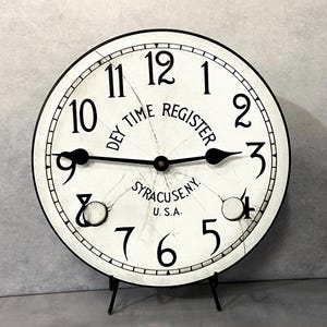 Dey Time Wall Clock, 8 sizes to choose, Made in USA, Lifetime Warranty, Very QUIET, Free to customize