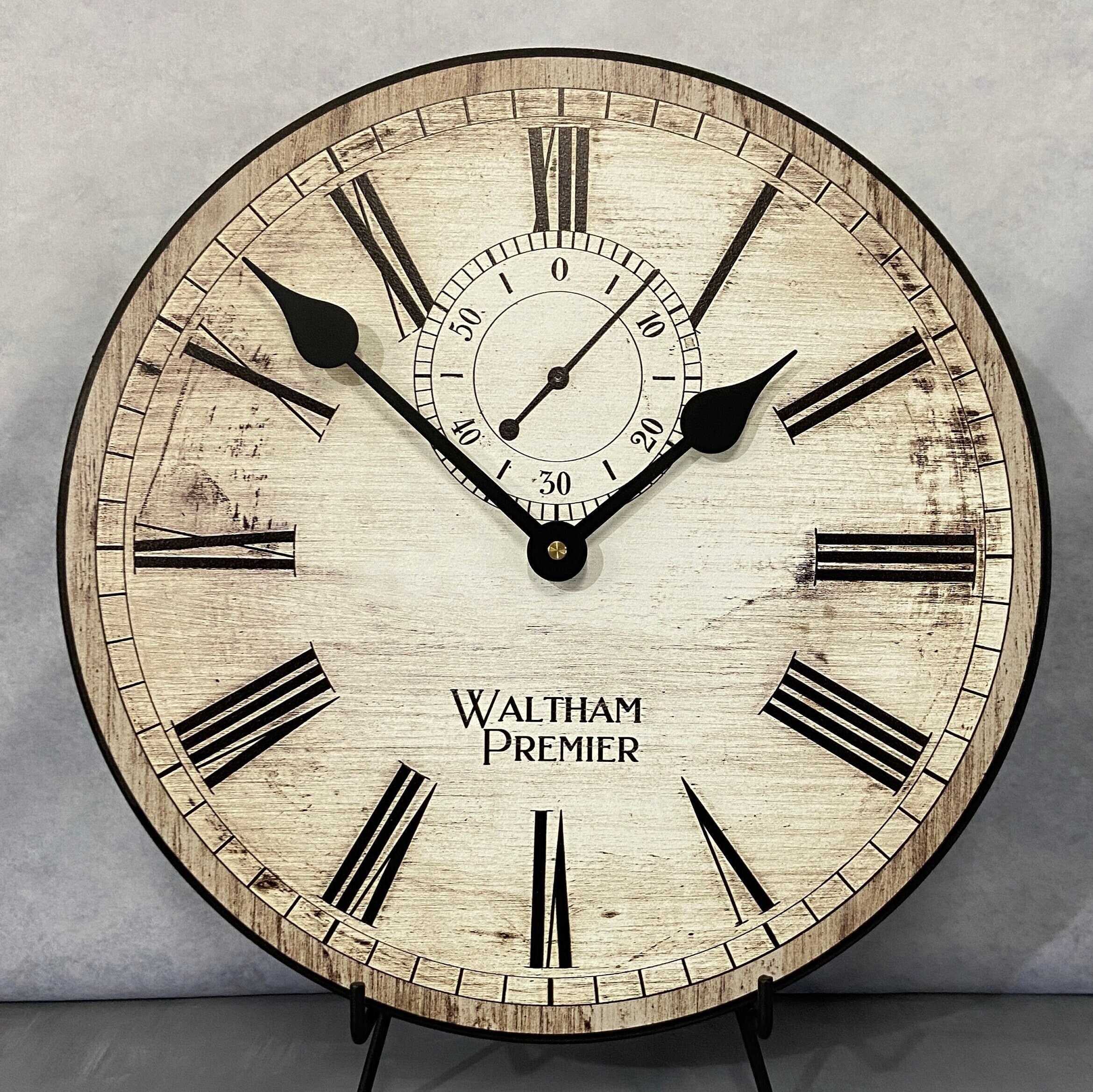 Alston clock, 8 sizes!!, EXTRA quiet mechanism, lifetime warranty, optional to add your words, large wall clock