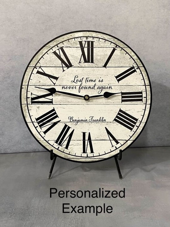 American Tyler Ivory Wall Clock, Large Wall Clock, Choose From 8