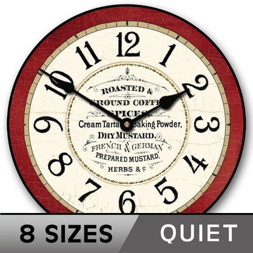 Waterford Wall Clock Whisper Quiet Comes in 8 Sizes Etsy