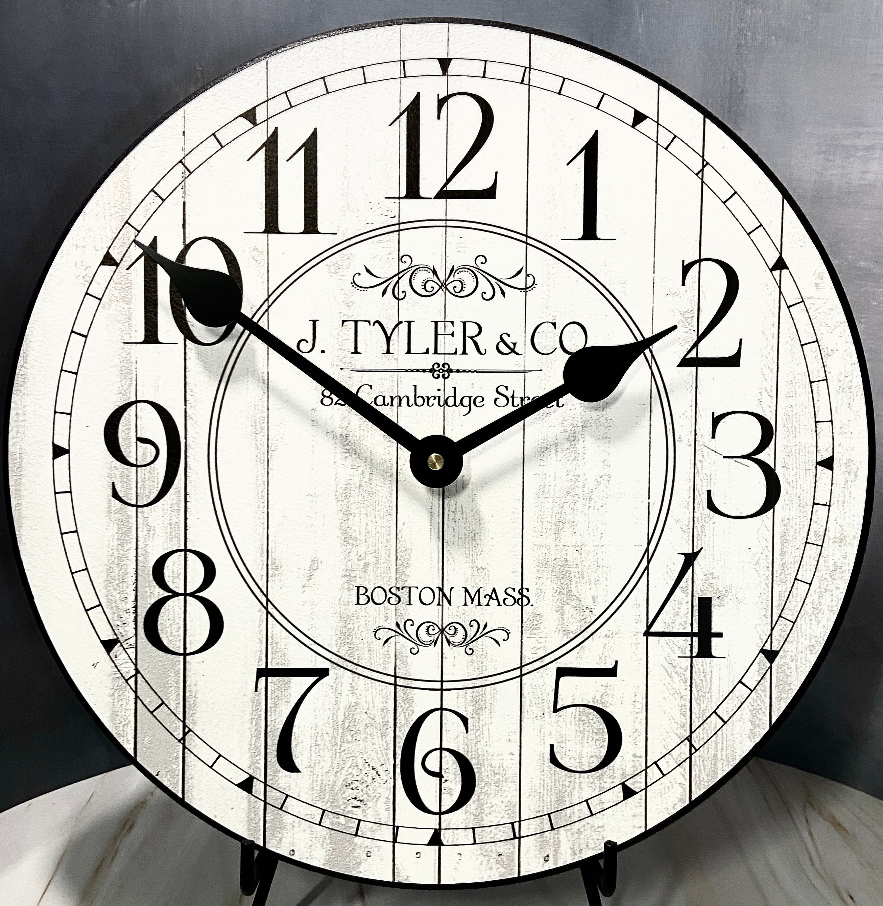 Harbor White Wall Clock Large Wall Clock Choose From 8 - Etsy