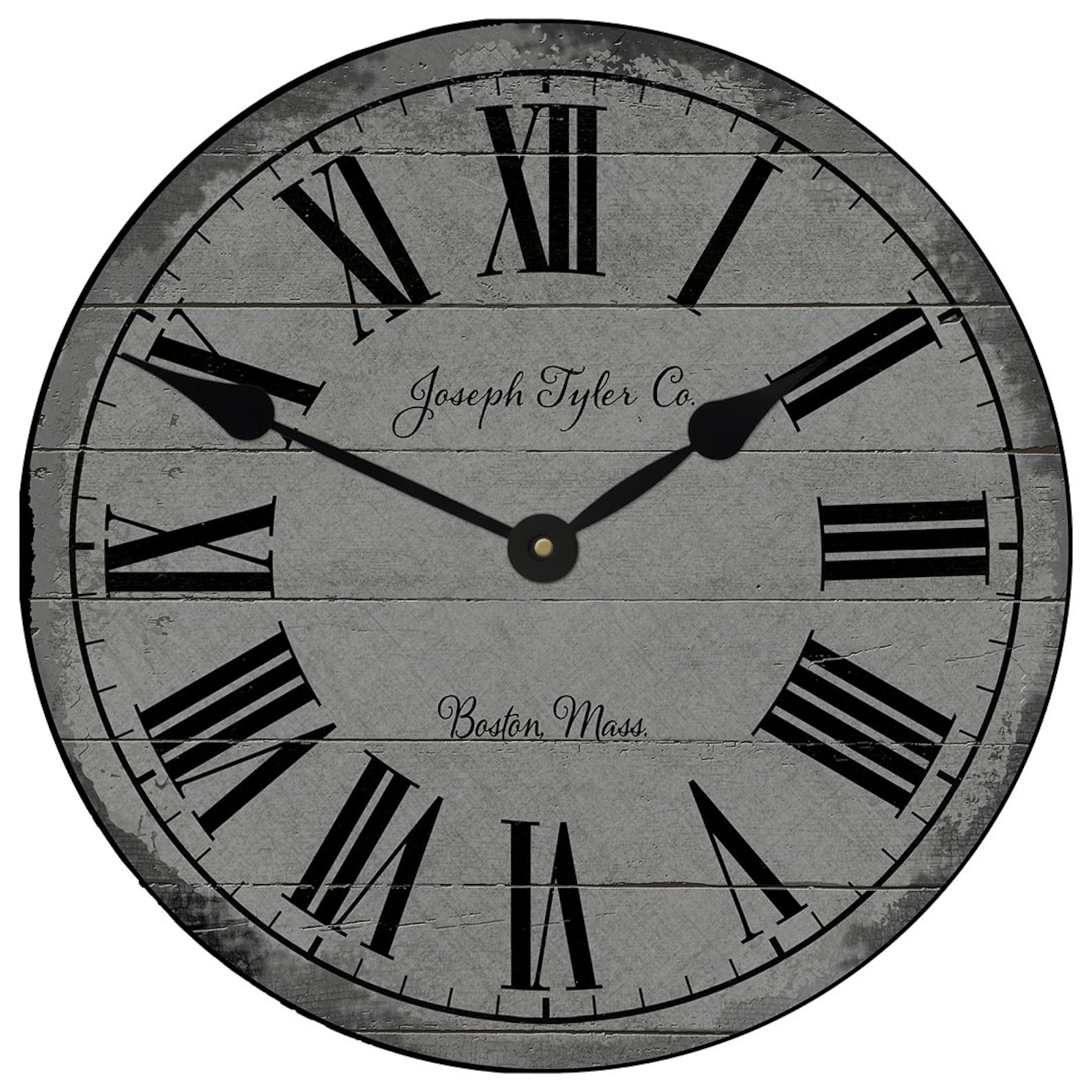 9 Styles of Gray Clocks to Choose From, 8 Sizes!!, EXTRA Quiet ...