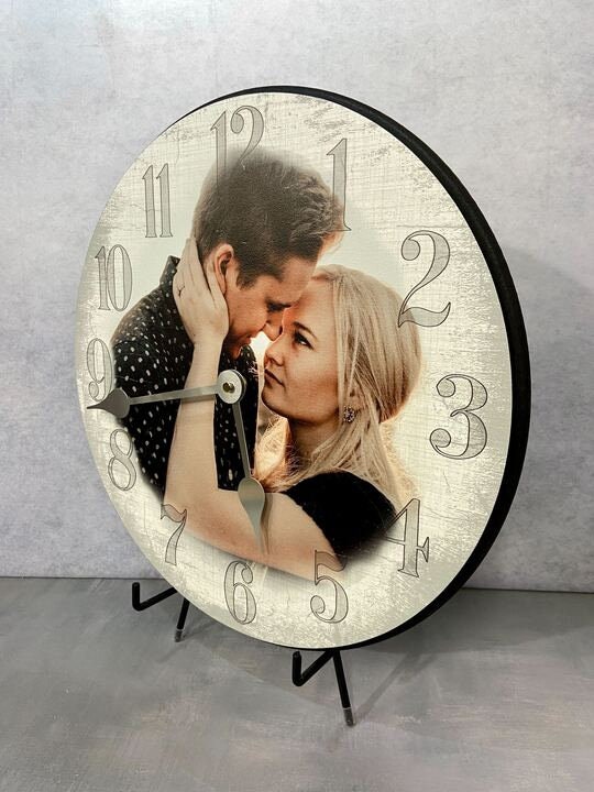 Personalized Photo Wall Clock, 8 Sizes!!, EXTRA Quiet Mechanism ...