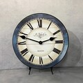 Carolina Blue Wall Clock, 8 sizes to choose, Made in USA, Lifetime Warranty, Very QUIET, Free Personalization
