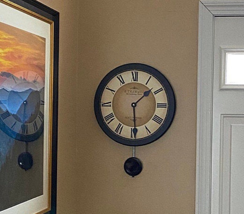 Galway Black Pendulum Wall Clock Etsy