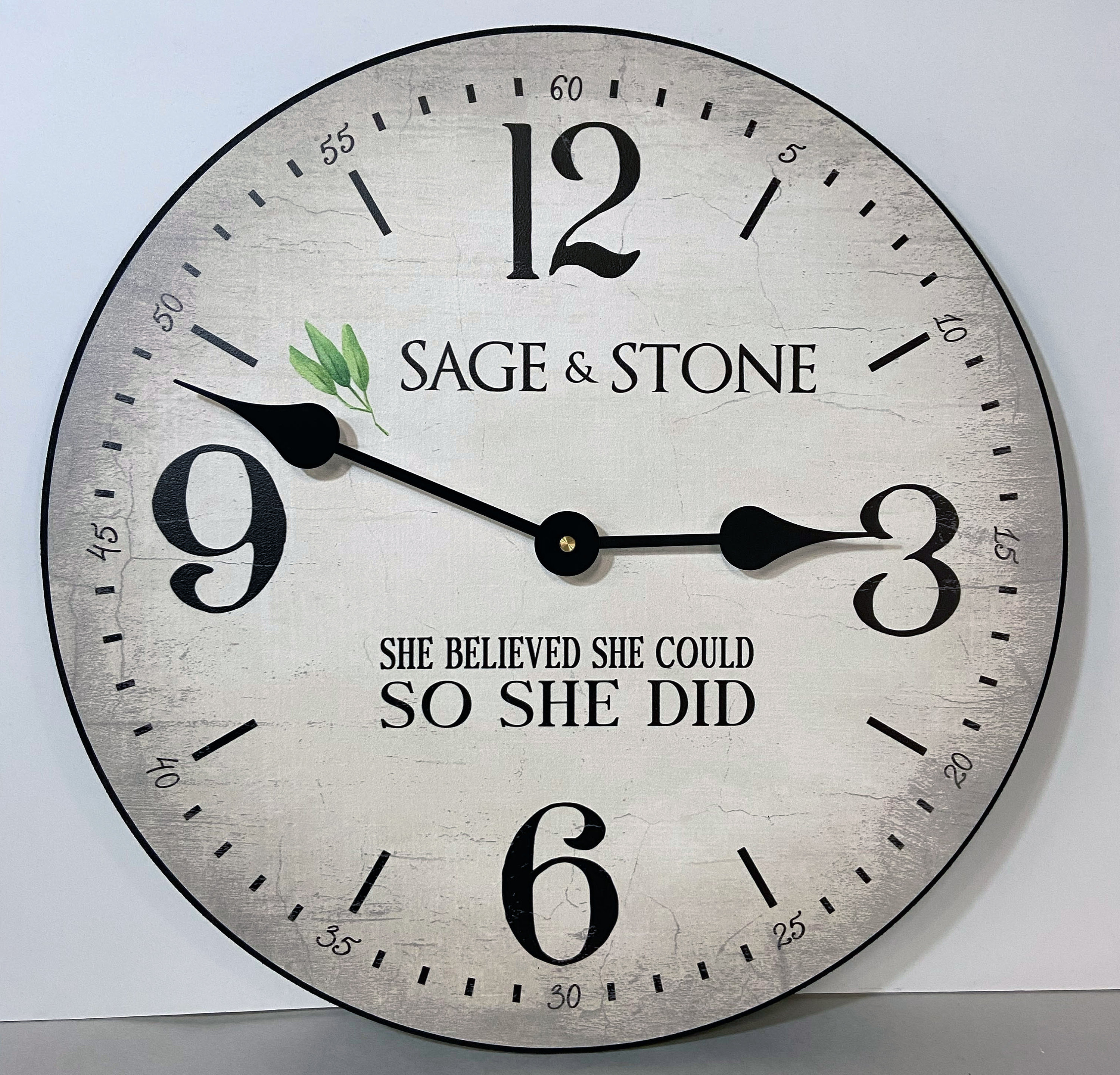 Personalized Logo Round Wall Clock 2, Large Wall Clock, Choose From 8 ...