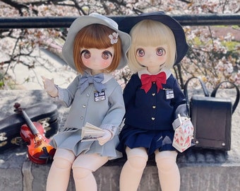 Sakura school uniform, dress set for MSD / YOSD