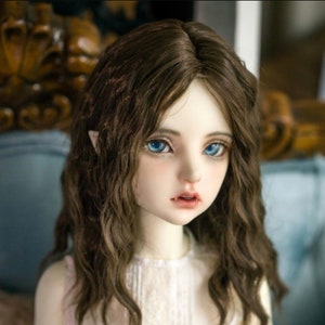 Soft Silk Milk Wig 63 Mid length, for BJD SD17 SD Smart doll MSD