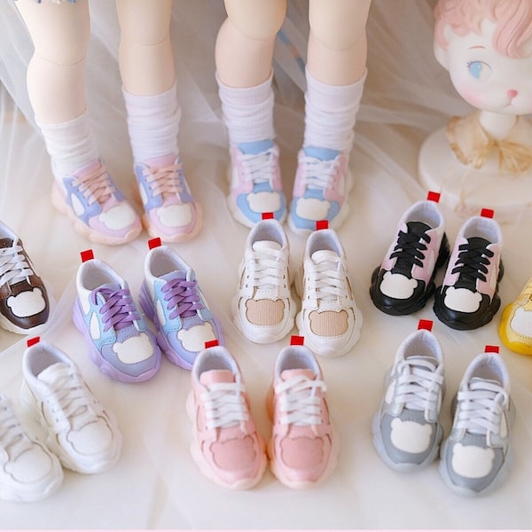 Bear sneaker for BJD SD / Smart doll / msd / yosd iplehouse sid eid sports shoe