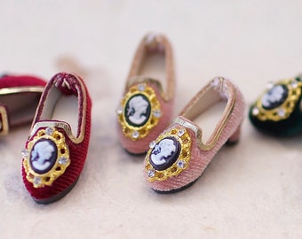 Antique flat 2 for Blythe / Pullip / JerryB / Momoko / Azone, 4 colors