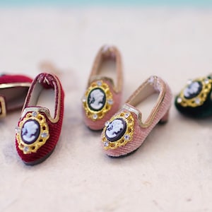 Antique flat 2 for Blythe / Pullip / JerryB / Momoko / Azone, 4 colors