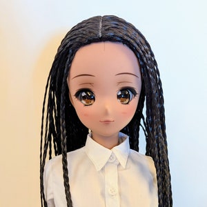 Braided wig custom for BJD SD17 SD Smart doll msd yosd