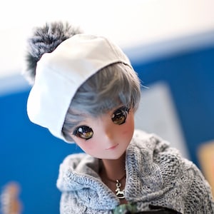 Fur ball hat [MT-DEPT] for Smart doll Girl SD10 SD13 (BJD)
