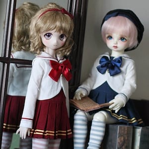 Schooluniform voor MSD / MDD Girl (BJD)