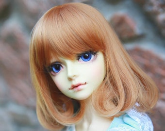 Wig 30 Short wavy shoudler length hair, for BJD SD Smart doll MSD
