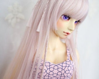 Wig 42 Waves with Braids long hair, for BJD SD Smart doll MSD Minifee