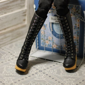 Knee boot for BJD SD MSD Black