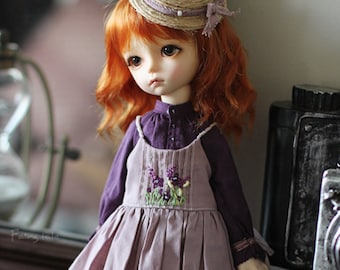 Lilac, dress set for MSD/YOSD/ IMDA3.0/ Blythe Girl (BJD)