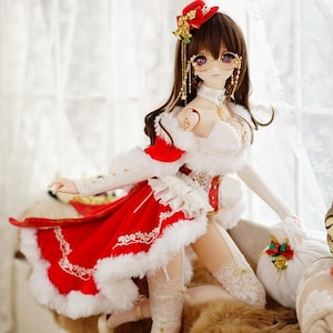 Christmas dress 02 for SD16 SDGr Smart doll Dollfie dream girl (BJD)