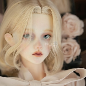 Pruik 26, kort gekrulde pruik, voor BJD SD17 SD13 Smart Doll