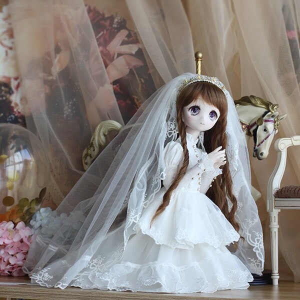 Pureness, dress set for MSD/MDD/Rosenlied holiday Girl (BJD)