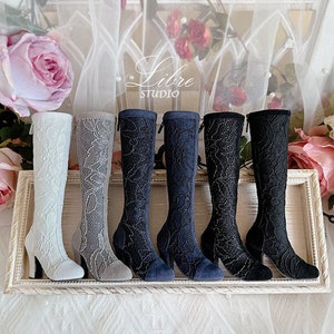 Lace boots for SD16/SDGr/DD BJD 6colors