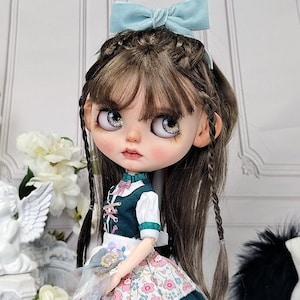 Wig B30 Double braid & Ponytail, for Blythe / SD doll 9-10inch