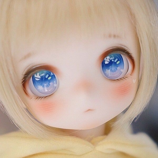 Cartoon Animetic eye 5 for MDD DD Dollfie dream Smart Doll BJD 16 mm / 18mm / 20mm / 22mm various color