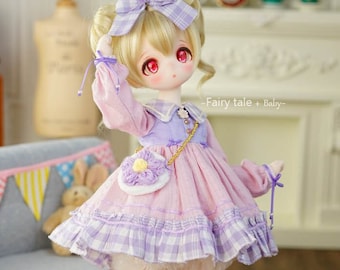 Fairytale-baby Dress Set for MSD MDD BJD