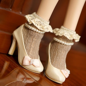 Socks for Smart doll / Dollfie dream / sd10 / msd BJD, 6 colors