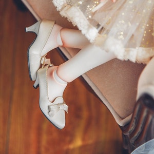 Silk heels, shoe for BJD SD / MSD yosd girl