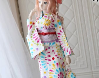 Yukata for SD16 SDGr Smart doll Dollfie dream girl (BJD)