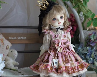 Little Q, dress set for MSD / Rosenlied holiday girl / MDD