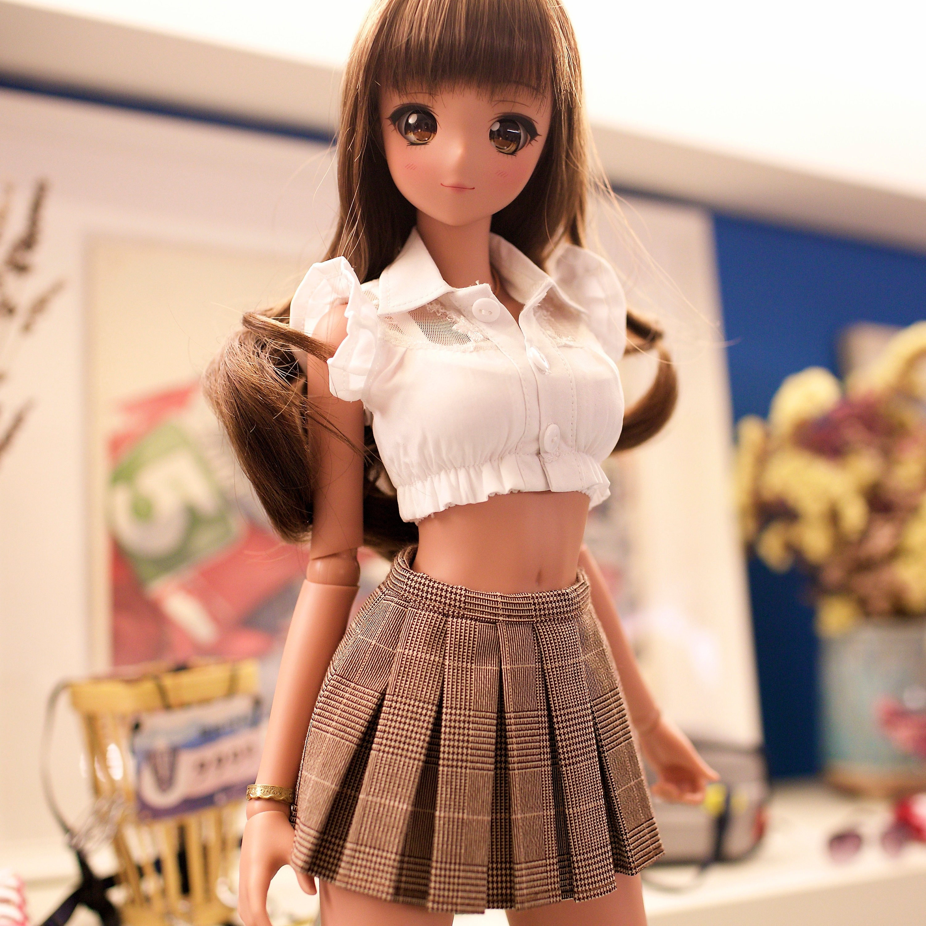 Chop top shirt for SD16 SDGr Dollfie dream Smart doll MSD MDD MinifeeGirl (BJD)