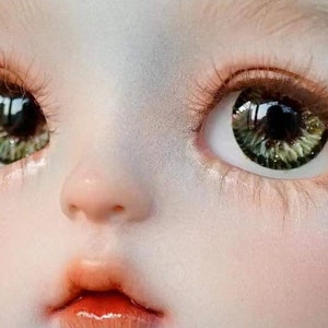Realistische harspopogen voor YOSD MSD sd13 sd17 BJD, ogen van 12 mm 14 mm 16 mm 18 mm Dark green