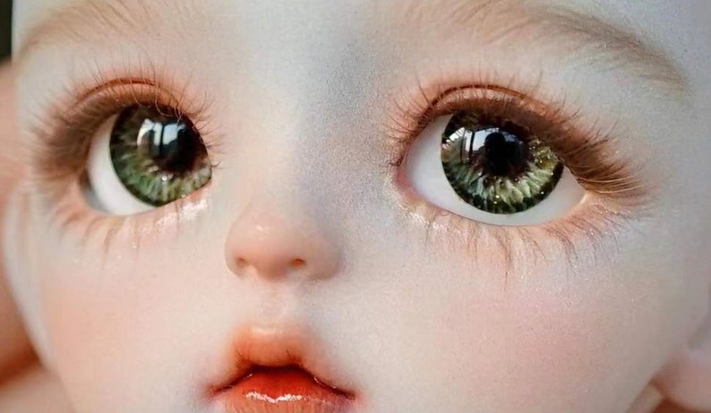 Realistische harspopogen voor YOSD MSD sd13 sd17 BJD, ogen van 12 mm 14 mm 16 mm 18 mm Dark green