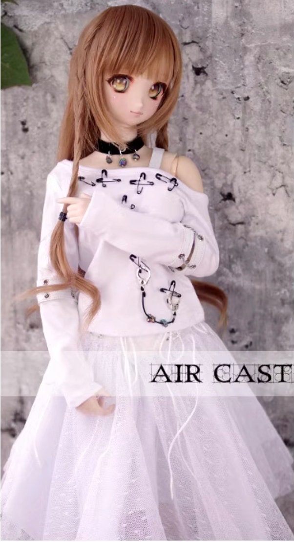 ドール Punk Off-shoulder, Dress Set for Dollfie Dream Smart Doll Girl