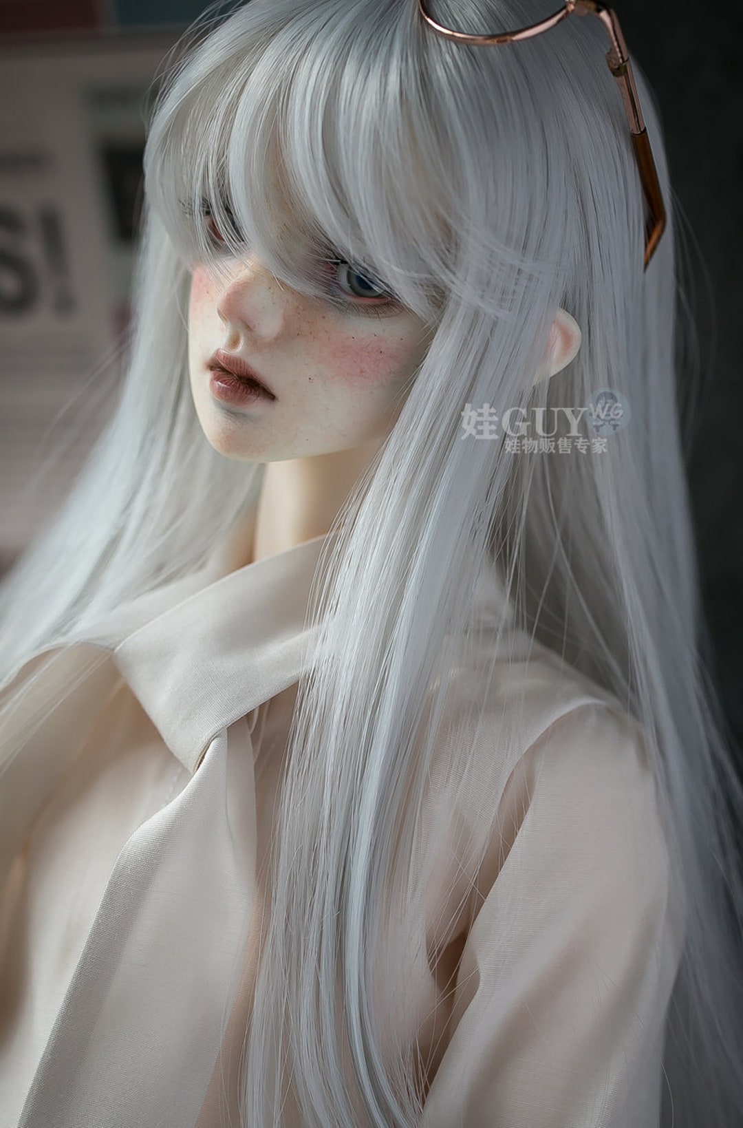 ドール　ウィッグ　mdd 22—23 ドール ウィッグ mdd 22—23 （BJDドール用ウィッグ MDD/kumako