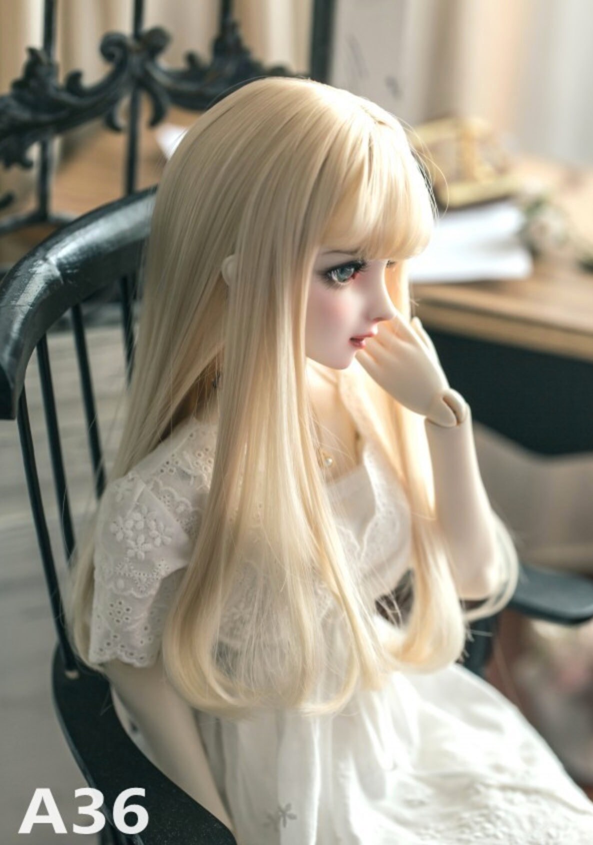 ウィッグ 47 ロングヘア、BJD SD17 SDスマートドール用 MSDYOSD - Etsy