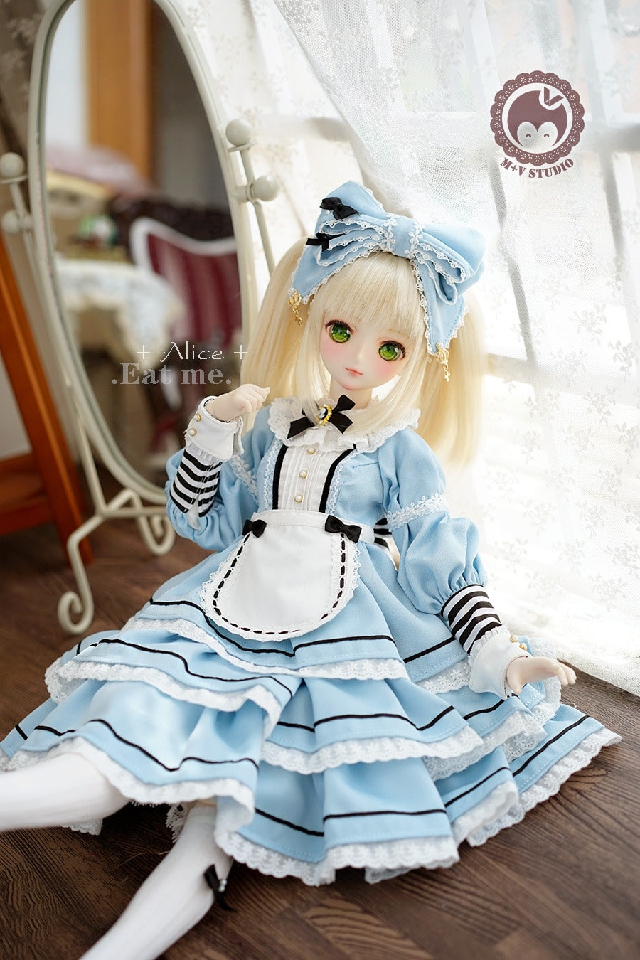 Alice-eat Me, Dress Set for Dollfie Dream Smart Doll Girl (BJD) - Etsy