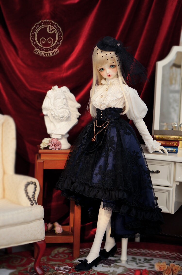Vintage Dress for SD16 Smart Doll Dollfie Dream Girl (BJD