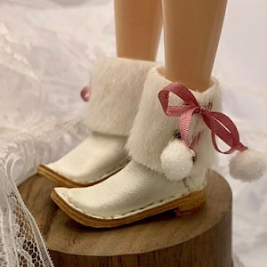 Leather boots for Blythe / Pullip / JerryB / Momoko / Azone
