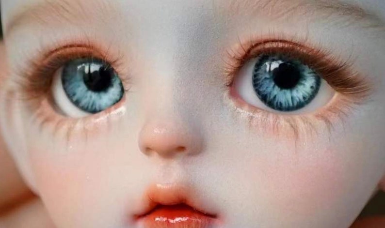 Realistische harspopogen voor YOSD MSD sd13 sd17 BJD, ogen van 12 mm 14 mm 16 mm 18 mm Gray-blue